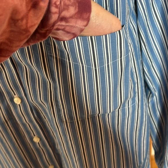 Men’s St. John’s Bay Cotton Button Up Size XL - Picture 6 of 11